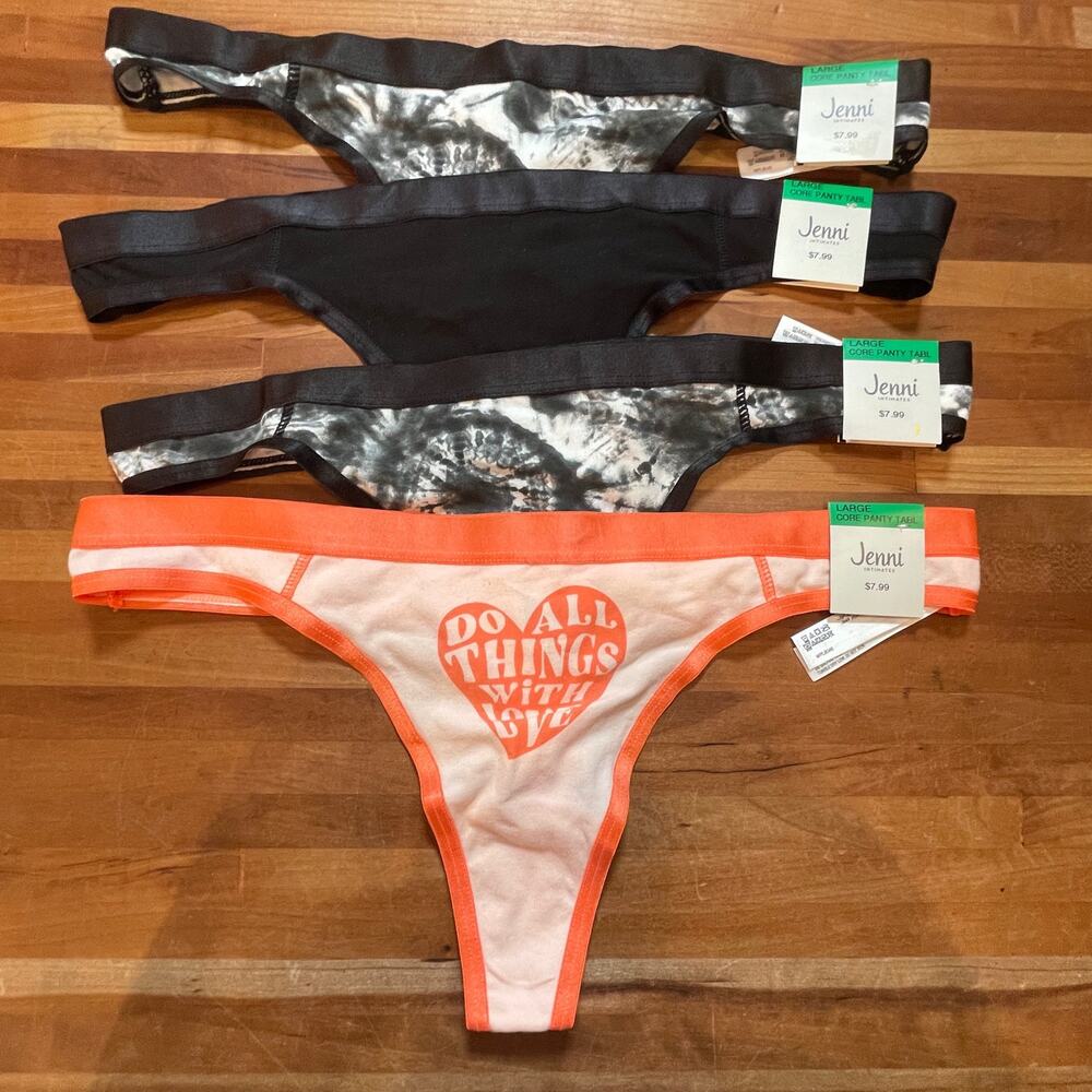 Jenni Women's Thong set of 4